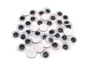 Olho Móvel 10mm – Pacote com 20 Unidades