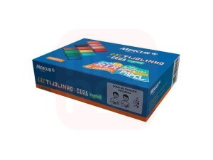 Giz de Cera Vegetal 12 Cores Tijolinho - Mercur