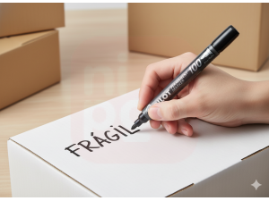 Caneta Marcador Permanente 100 Preto