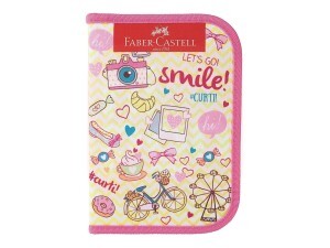 Estojo Let´s Go Smile - Faber-castell